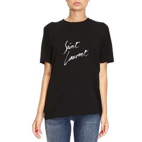 ysl t shirt donna|saint laurent t shirt women's.